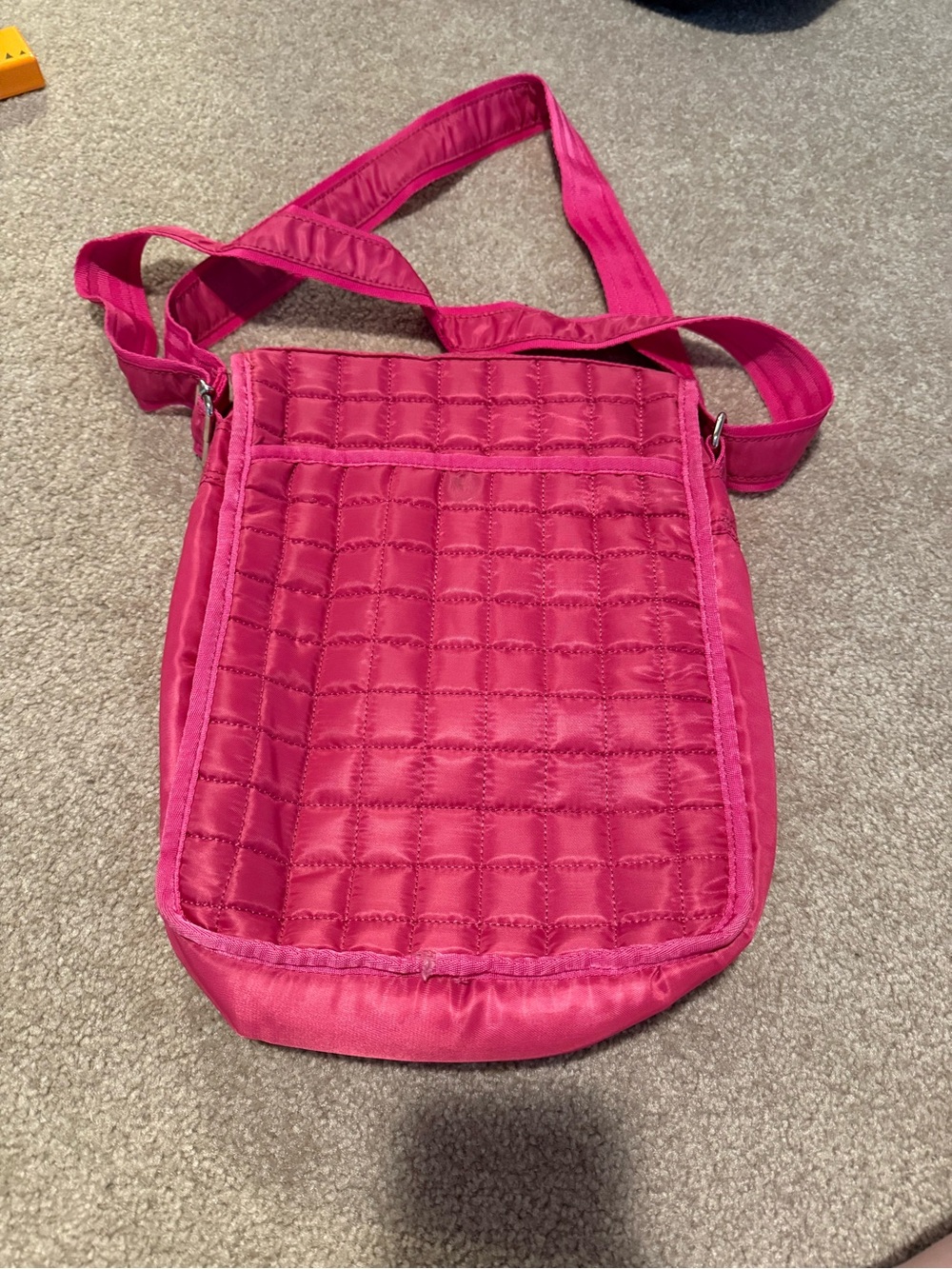 lug Hot Pink Quilted Crossbody Bag - Picture 3 of 9